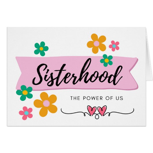 Sisterhood Jahrestag Der Power von uns (Vorderseite (Horizontal))