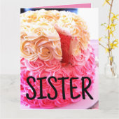 SISTERKABEL (ÜBERSICHTE GROSSE GEBURTSTAGSKARTEN) KARTE (Gelbe Blume)