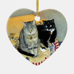 Sisterly Liebe Keramik Ornament