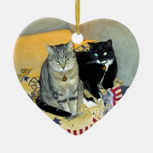 Sisterly Liebe Keramik Ornament (Vorne)