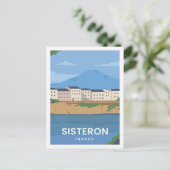 Sisteron Frankreich Berühmte Sehenswürdigkeiten Postkarte (Stehend Vorderseite)