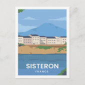 Sisteron Frankreich Berühmte Sehenswürdigkeiten Postkarte (Vorderseite)