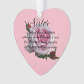 SISTERQUOTE ORNAMENT (Vorderseite)