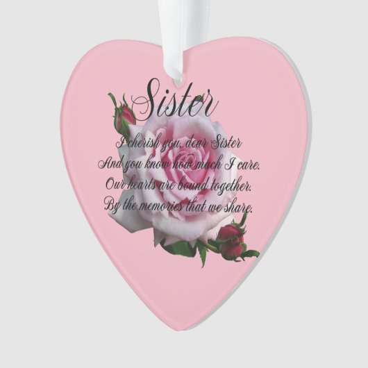 SISTERQUOTE ORNAMENT (Vorderseite)