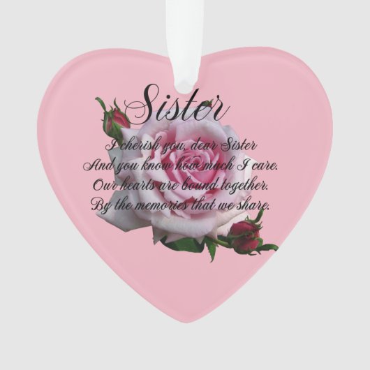 SISTERQUOTE ORNAMENT (Vorderseite)