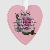 SISTERQUOTE ORNAMENT (Vorderseite)