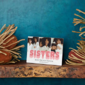 Sisters Best Friends Foto Collage Plaque Fotoplatte (Seite)