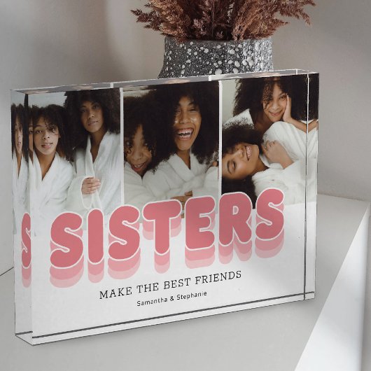 Sisters Best Friends Fotoblock