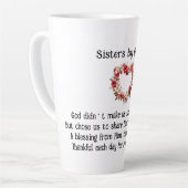 Sisters by Choice Beste Freunde Kaffee/Latte Tasse (Linke Ecke)