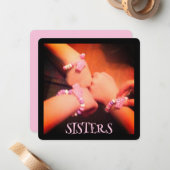 SISTERS Candy Braceletes Hands Mitteilungskarte (Vorderseite/Rückseite Beispiel)