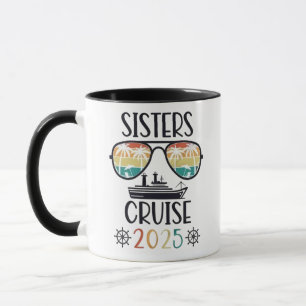 Sisters Cruise 2025 Family Matching Trip Tasse