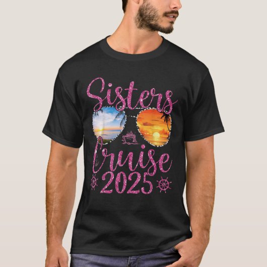 Sisters Cruise Trip 2025 Cruise Ship Matching Vaca T-Shirt (Vorderseite)