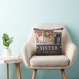 Sisters Custom Photo Pillow – Personalized Gift Kissen