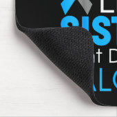Sisters Don't Let Sisters Fight Diabetes Alone T1d Mousepad (Ecke)
