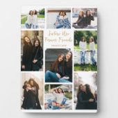 Sisters Forever Friends Collage Custom Quote Foto Fotoplatte (Vorderseite)