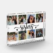 Sisters Foto Collage mit 8 Fotos und benutzerdefin (Links)