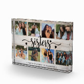 Sisters Foto Collage mit 8 Fotos und benutzerdefin (Rechts)