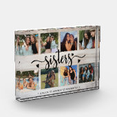 Sisters Foto Collage mit 8 Fotos und benutzerdefin (Links)