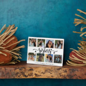 Sisters Foto Collage mit 8 Fotos und benutzerdefin Fotoplatte (Seite)