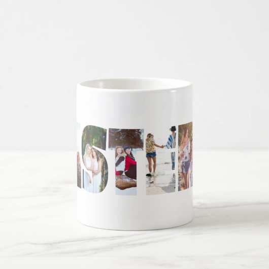 Sisters Foto Collage Tasse (Mittel)