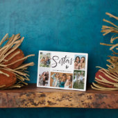 Sisters Foto Collage Typografy Fotoplatte (Seite)