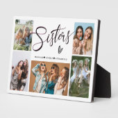 Sisters Foto Collage Typografy Fotoplatte (Seite)