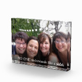 Sisters Foto Skriptgeschenk für Schwestern (Rechts)