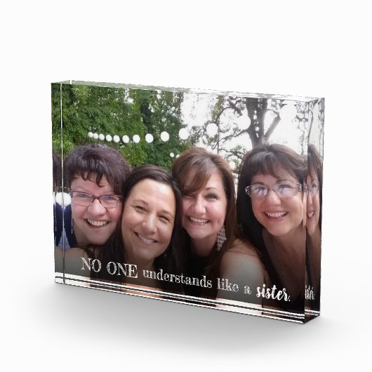 Sisters Foto Skriptgeschenk für Schwestern (Rechts)