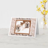 Sisters Grußkarte Karte (Gelbe Blume)