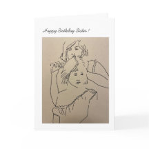 Sisters Happy Birthday Card