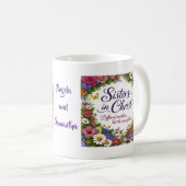 Sisters in Christ Personalized Coffee Mug Kaffeetasse (VorderseiteRechts)