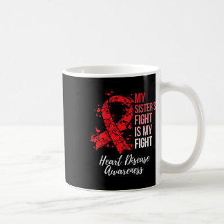 Sisters Kampf ist mein Bewusstsein für Herzkrankhe Kaffeetasse