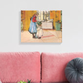 Sisters - Koket av Carl Larsson Leinwanddruck (Insitu (Wohnzimmer))