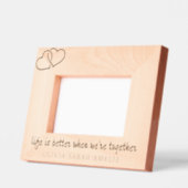 Sisters Liebe Foto Frame, das Leben ist besser zus Geätzte Rahmen (Links)