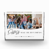 Sisters machen die besten Freunde 3 Foto Keepake (Vorderseite)