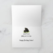 Sisters make life "Bear-able" Birthday Bear Karte (Innenseite)