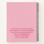 Sisters N-Courage (c) 2016 Notebook2 Notizbuch (Rückseite)