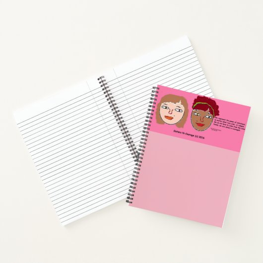 Sisters N-Courage (c) 2016 Notebook2 Notizbuch (Innenseite)