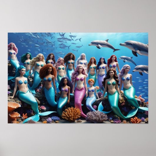 Sisters of the Deep Sea - Mermaid Tale Poster (Vorne)