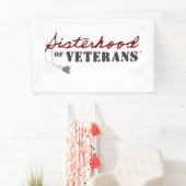 Sisters of Veterans Military Pride Design Banner (Insitu)