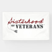Sisters of Veterans Military Pride Design Banner (Horizontal)