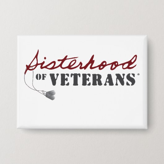 Sisters of Veterans Military Pride Design Button (Vorderseite)