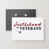 Sisters of Veterans Military Pride Design Button (Vorderseite/Rückseite)