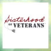 Sisters of Veterans Military Pride Design Fensteraufkleber (Blatt 3)