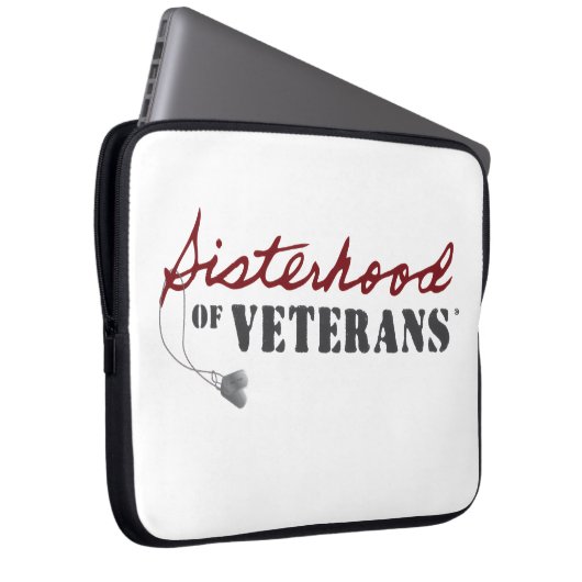 Sisters of Veterans Military Pride Design Laptopschutzhülle (Vorne Rechts)