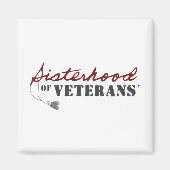 Sisters of Veterans Military Pride Design Magnet (Vorne)