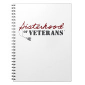 Sisters of Veterans Military Pride Design Notizblock (Vorderseite)