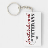 Sisters of Veterans Military Pride Design Schlüsselanhänger (Vorderseite)