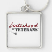 Sisters of Veterans Military Pride Design Schlüsselanhänger (Vorne)