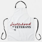 Sisters of Veterans Military Pride Design Schürze (Vorderseite)